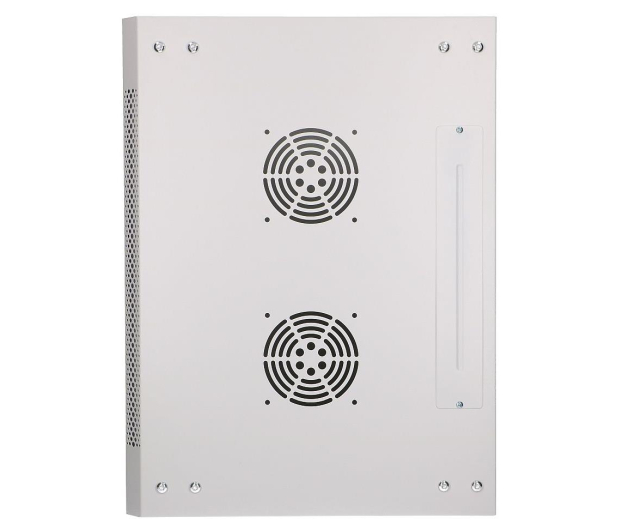 Extralink Szafka wisząca rack 12U 600x450 szara szklane drzwi EX.8598 - 489360 - zdjęcie 6